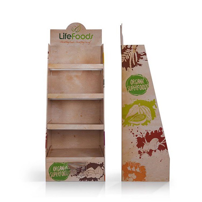 Cardboard food display stand 19