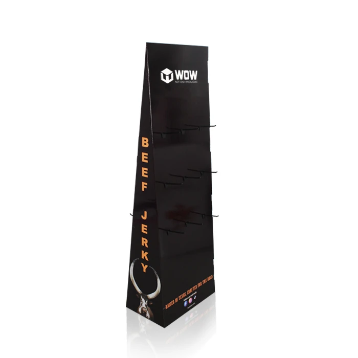Kartong Pegboard Display Stativ For Beef Jerky