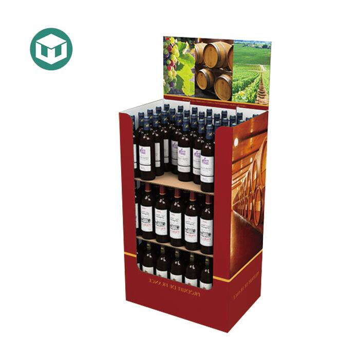 POP Cardboard Wine Display