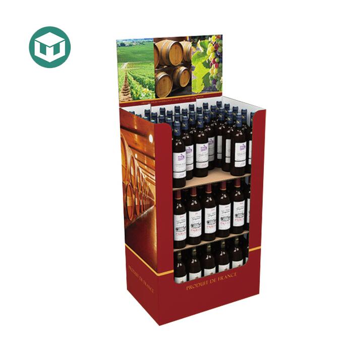 POP Cardboard Wine Display